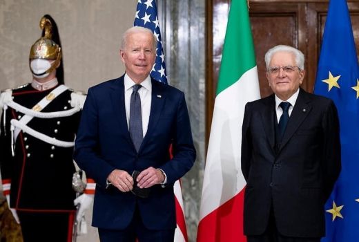 Biden und Mattarella